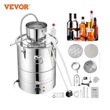 VEVOR Distillateur Alambic Chaudière à Spiritueux Inox 50 L Distiller Whisky Eau