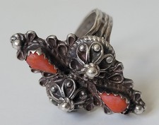 Bague Ancienne Argent Massif