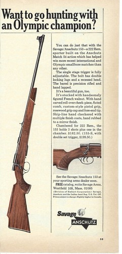 1965 savage anschutz 154 222 - 1965,
