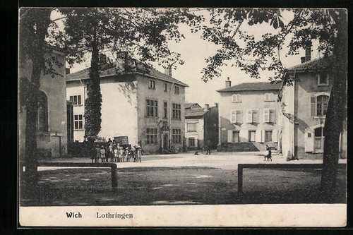 Cpa wich lothringen vue - wich, de