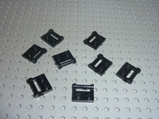 8 x LEGO Black Plate ref 48336 / set 4955 7915 10216 7900 6209 7632 6205 7733 .