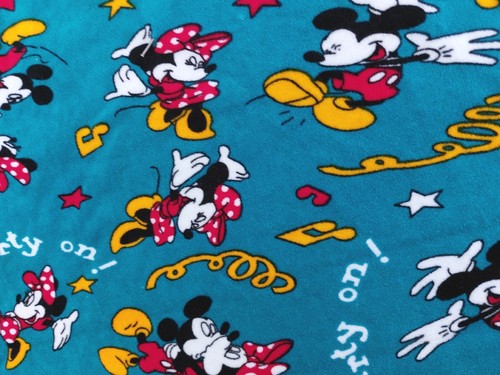 Tissu disney vintage avec - tissu,