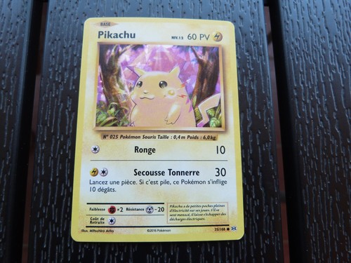 Carte pokémon pikachu holo - carte,