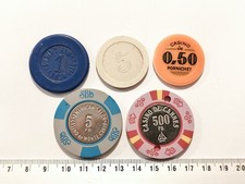 LOT 5 JETONS CASINO REF26051J