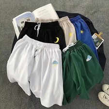 Short de plage homme à cordon avec taille élastique pour activités estivales