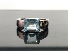 Topaze Bleu Fantaisie Bague