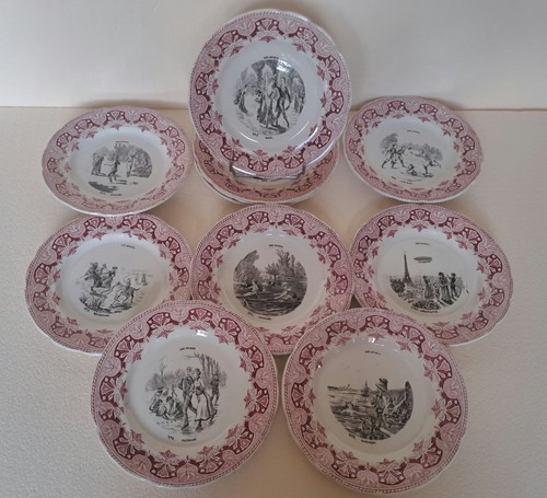 Assiettes parlantes à - assiettes,