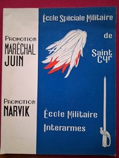 SAINT CYR PLAQUETTE ESM - EMIA JUILLET 1968 PROMOS MARECHAL JUIN et NARVIK