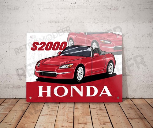 Plaque métal honda - honda, s2000