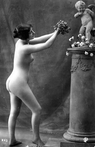 Cpa artistique 1900 - nu,