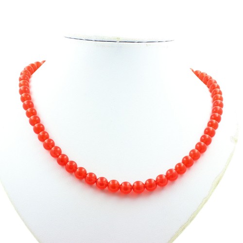 Collier perles calcédoine - collier,
