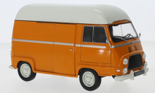 Renault estafette orange blanc - renault, orange-blanc