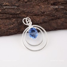 Pendentif Artisan En Tanzanite