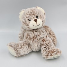Doudou peluche ours beige marron LA GRANDE RECRE - 36392