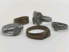 Lot Bagues de poilu WW1 alu et