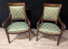 Paire de fauteuils Empire
