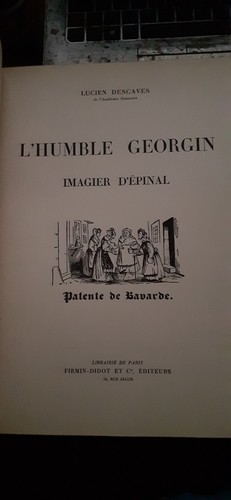 Humble georgin imagier - l'humble,