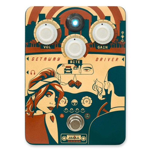 Orange getaway driver 70s - driver,