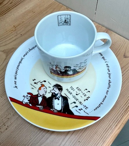 Tintin ensemble assiette - tintin-ensemble,