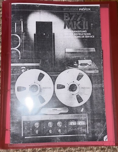 Revox b77 mkii service - b77,