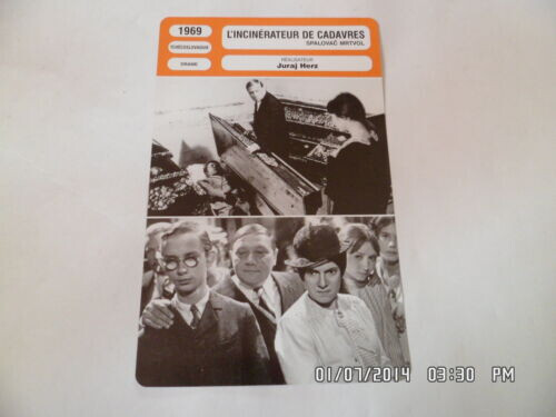 Carte fiche cinema 1969 - fiche,