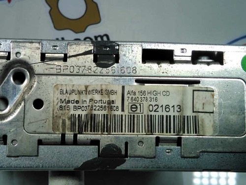 7640378316 audio system - system, alfa