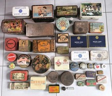 Gros Lot de Boîtes en fer