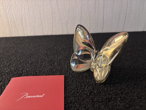 Papillon cristal - or, en