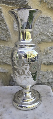 Grand vase ancien verre - vase, en