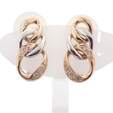 [Occasion] Boucles d'oreilles diamant K18/K18WG/K14WG/J95-2