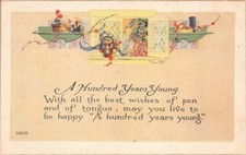 Carte Fantaisie Fleur sur etagére