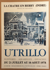 Maurice UTRILLO - Affiche