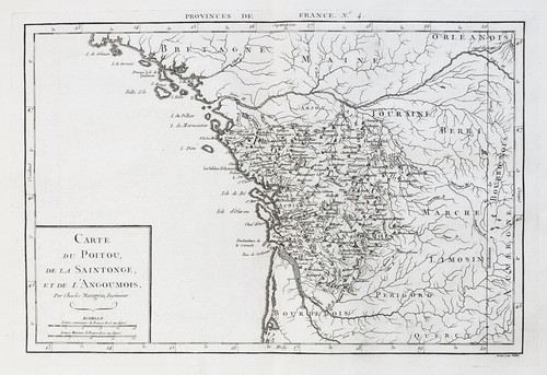 Carte maugein poitou saintonge - carte,