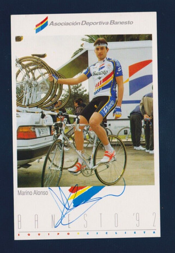 Cyclisme carte cycliste marino - carte,
