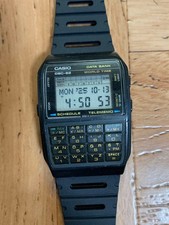 Montre Casio DBC-62 Data Bank Vintage Digital Calculator 1980s Retro Rare