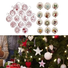 Ornements de Noël Brodés à