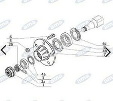 Essieu Sans Frein Type 5 Trous