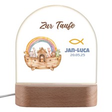 Lampe de Nuit Avec Éclairage LED pour Enfants Baptême - Cadeau Anniversaire
