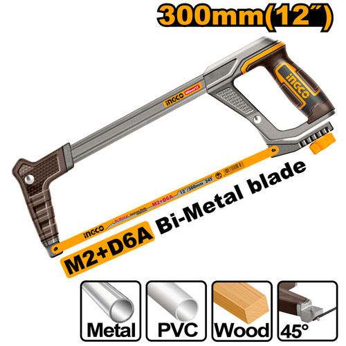 Ingco scie métaux 30 cm - -,