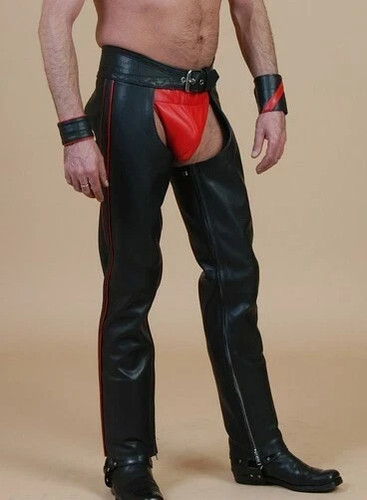 Pantalon capuche cuir de - à,