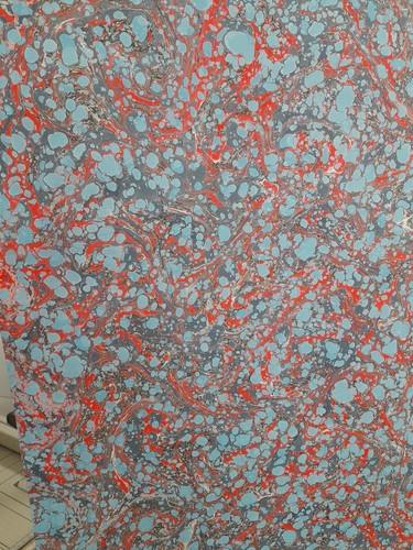 Papier marbré cuve - cuve, de