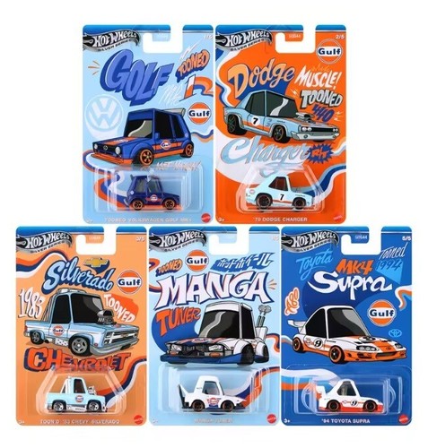 Hot wheels gulf - gulf, set