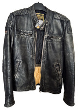 Superdry men black leather - men's,