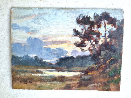 Tableau landes gueit - tableau, marius
