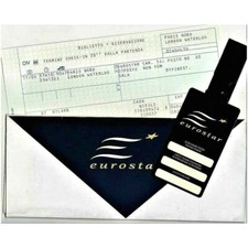 Chemin Billet Train Eurostar Paris Nord - London Waterloo 1998