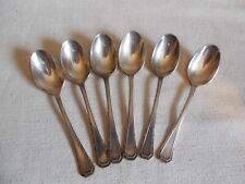 6 CUILLERES A DESSERT EN METAL