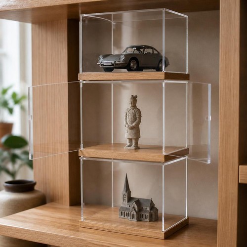 Vitrine exposition empilable - vitrine,