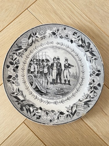 Assiette parlante faïence - parlante, en