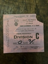 Billet Match Football 1/2