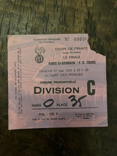 Billet match football - football, 1/2